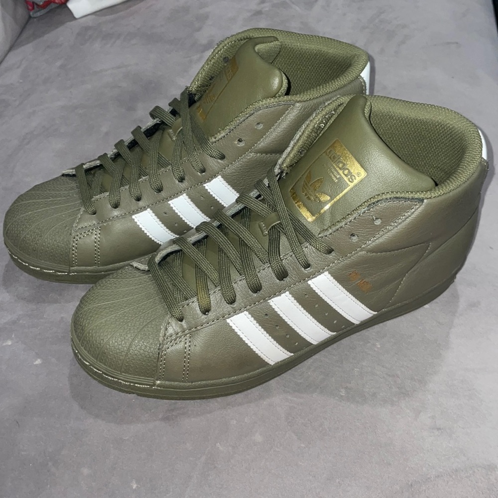 Army Green Adidas Pro Model
